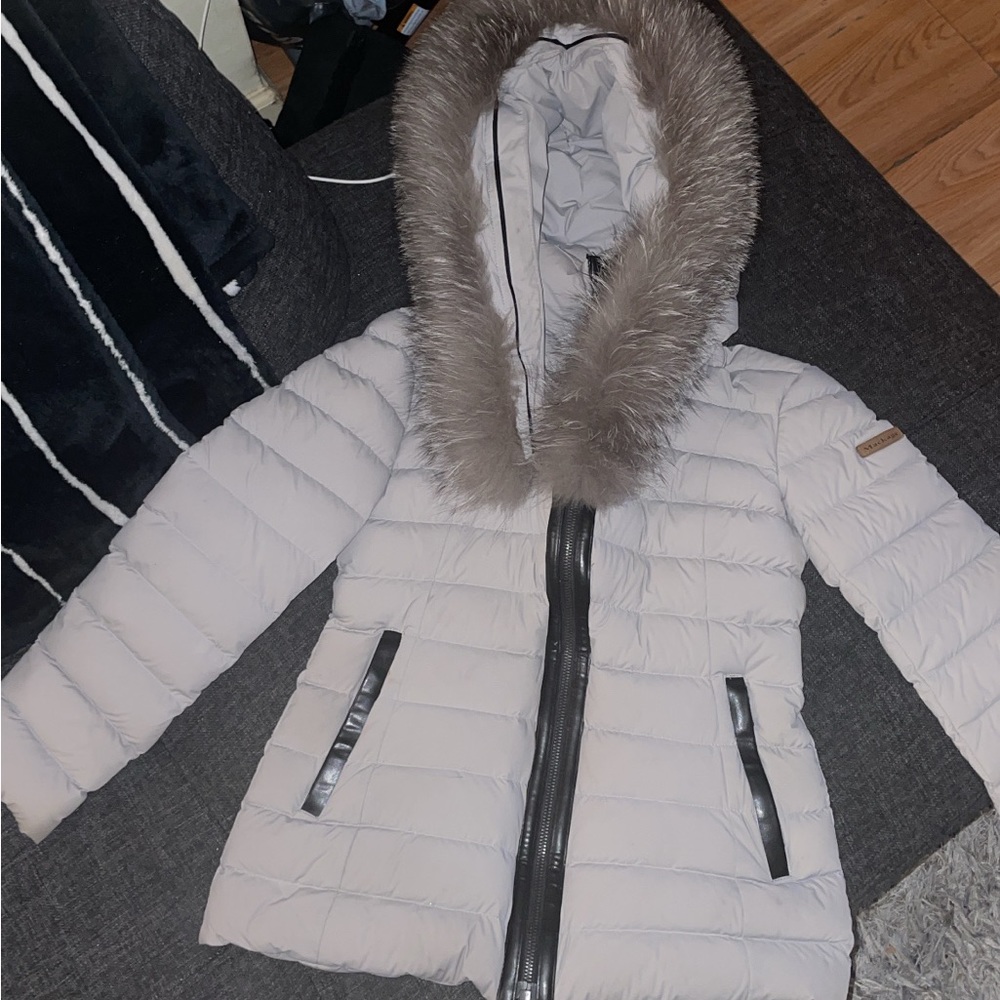 Mackage Light Grey Jacket size 10